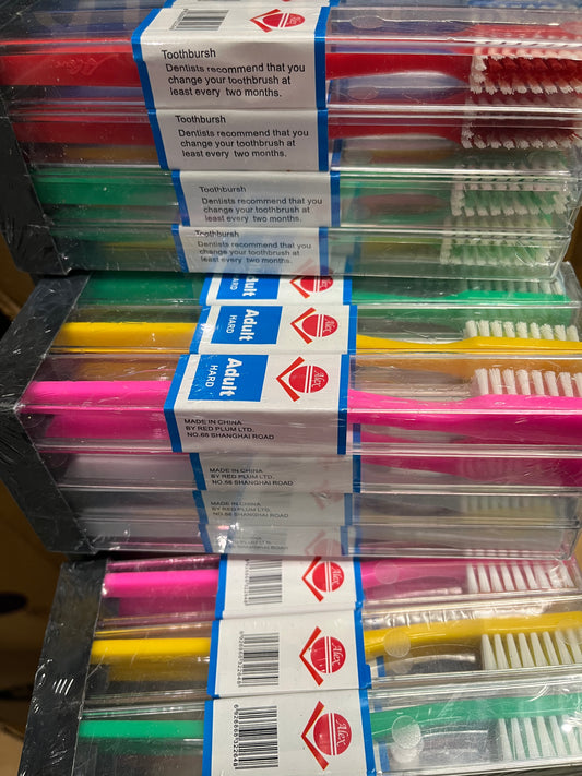Jamaican Hard Toothbrush (12 Pack)